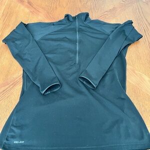 Nike Dri-Fit Women's Black Long Sleeve Pullover